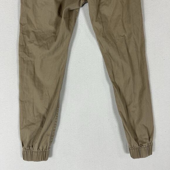 Denizen Cargo Joggers Pants Men's Size XS Tan Casual Drawstring Pockets Stretch - Picture 11 of 15